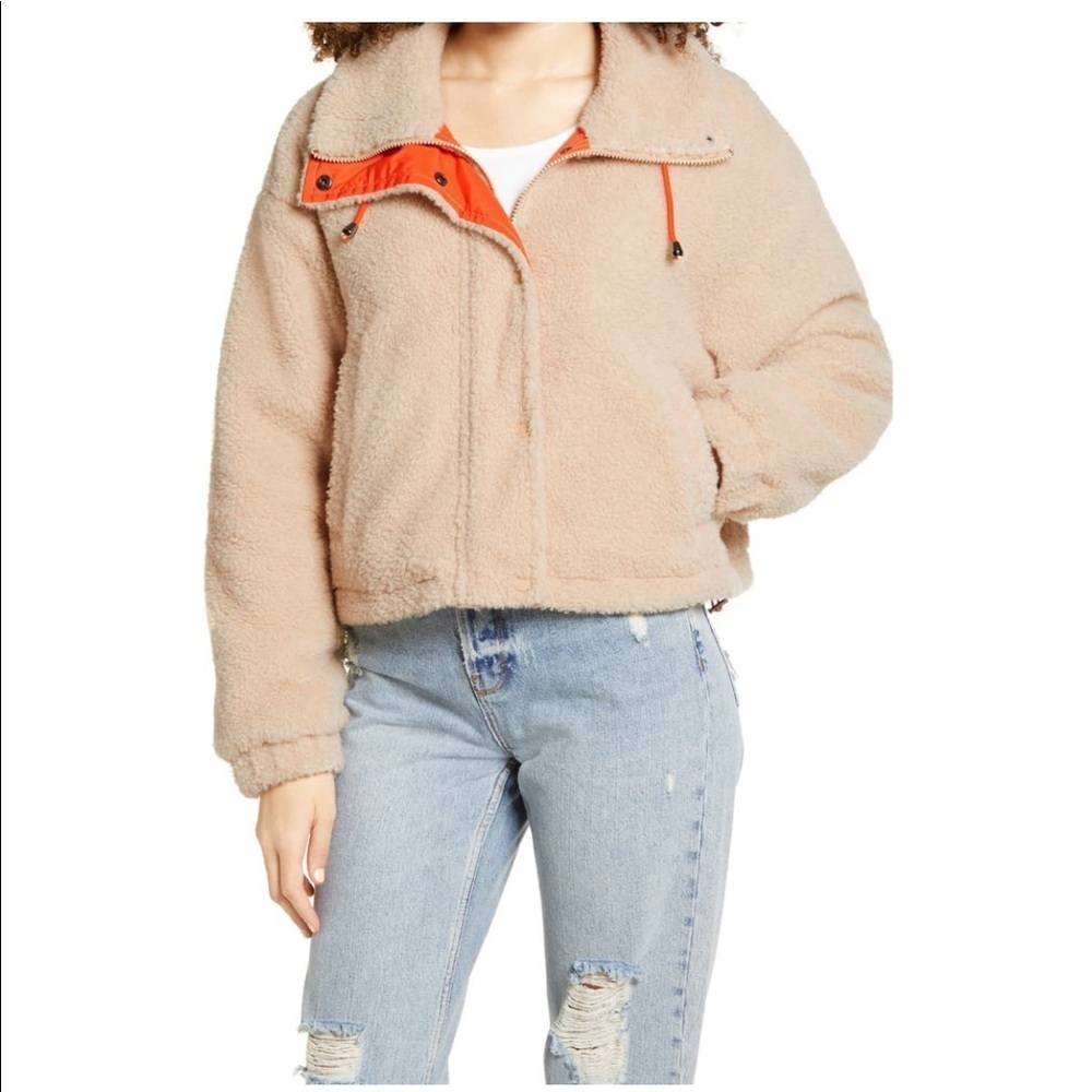 🆕 Faux Shearling Bomber Jacket